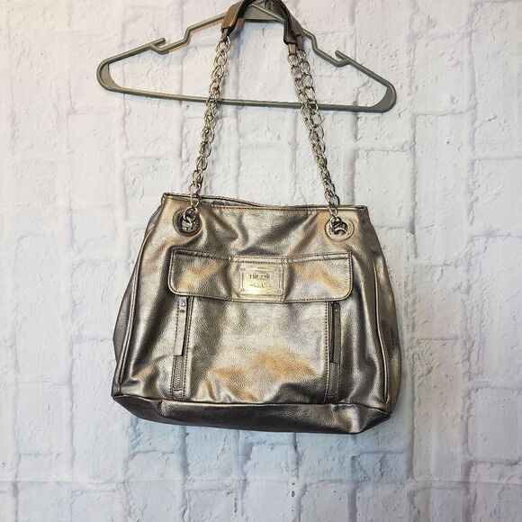 NICOLE MILLER Metallic Shoulder Bag - Picture 2 of 14